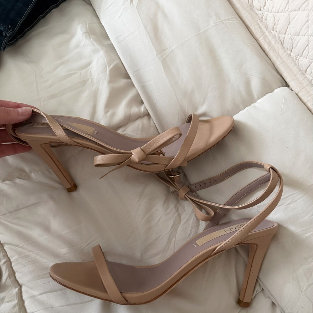 Women's Nude Strappy High Heel Sandals